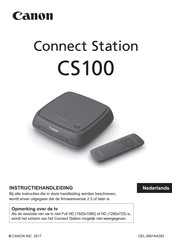 Canon Connect Station CS100 Instructiehandleiding