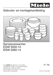 Miele EGW 5050-14 Gebruiks- En Montagehandleiding