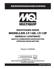 MQ Multiquip NIGHTHAWK LT-12P Bedieningshandleiding