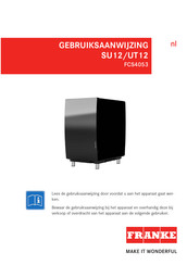 Franke FCS4053 Gebruiksaanwijzing