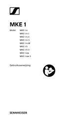 Sennheiser MKE 1-4-M Gebruiksaanwijzing