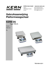 KERN DS 60K0.2 Gebruiksaanwijzing