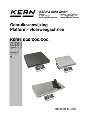 KERN EOE 60K-2B Gebruiksaanwijzing