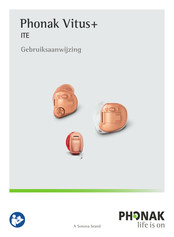 Phonak Vitus+ ITE-312 Gebruiksaanwijzing