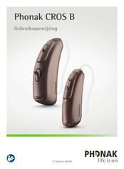 Phonak CROS B-13 Custom Gebruiksaanwijzing