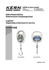 KERN HDB 5K5N Gebruiksaanwijzing