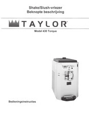 Taylor 430 Torque Bedieningsinstructies