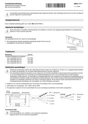 V-ZUG GK56TIMSC Installatiehandleiding