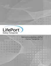 Organ recovery systems LifePort Kidney LKT101P Gebruikshandleiding