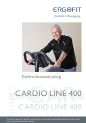 ERGOFIT CARDIO LINE 400 Gebruiksaanwijzing