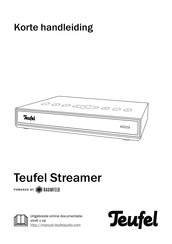 Teufel RAUMFELD Streamer Handleiding