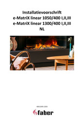 Faber e-MatriX linear 1050/400 III Installatievoorschrift