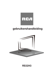 RCA RS32H3 Gebruikershandleiding