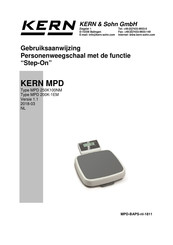 KERN MPD 250K100NM Gebruiksaanwijzing