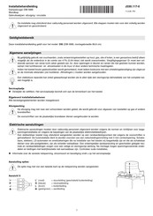 V-ZUG DW-SM9 Installatiehandleiding