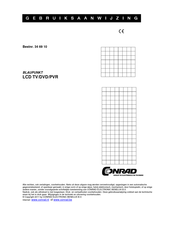 Blaupunkt B22C54T Gebruiksaanwijzing