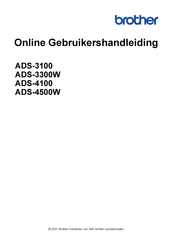 Brother ADS-4100 Online Gebruikershandleiding