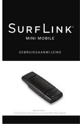 SurfLink Mini Mobile Gebruiksaanwijzing