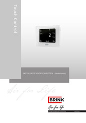 Brink Touch Control Installatievoorschriften