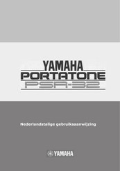 Yamaha PORTATONE PSR-32 Gebruiksaanwijzing