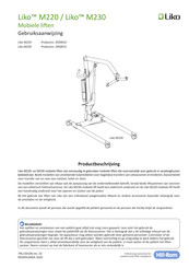 Liko 2050015 Gebruiksaanwijzing