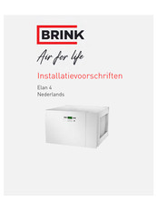 Brink Elan 4 Installatievoorschriften