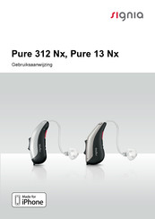 signia Pure 312 Nx Gebruiksaanwijzing