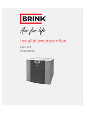 Brink Flair Plus Installatievoorschriften