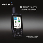 Garmin GPSMAP 62sc Gebruikershandleiding