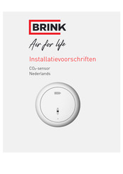 Brink CO2-sensor 4 Installatievoorschriften