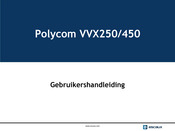 Escaux Polycom VVX450 Gebruikershandleiding