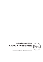 Gardena K3000 Cut-n-Break Gebruiksaanwijzing