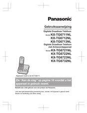 Panasonic KX-TG6721NL Gebruiksaanwijzing