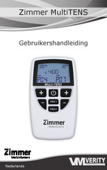 Verity Medical Zimmer MultiTENS Gebruikershandleiding