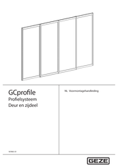 GEZE GCprofile Montagehandleiding