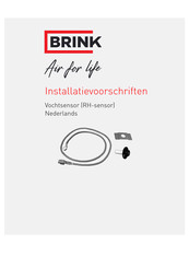 Brink RH-sensor Installatievoorschriften