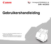 Canon imageFORMULA DR-M260 Gebruikershandleiding