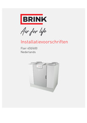 Brink Flair 450 Installatievoorschriften