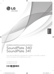 LG SoundPlate 340 Gebruikershandleiding