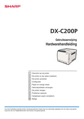 Sharp DX-C200P Gebruiksaanwijzing