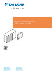 Daikin Altherma 3 M EBLA09-16DAW1 Uitgebreide Handleiding Voor De Installateur