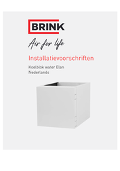 Brink Elan 10 Up Installatievoorschriften