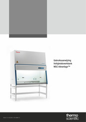 Thermo Scientific MSC-Advantage Gebruiksaanwijzing