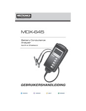 Midtronics MDX-645 Gebruikershandleiding