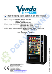 Vendo G-Snack Design Line Series SVE SDX Handleiding Voor Gebruik En Onderhoud