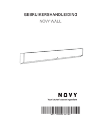 Novy WALL Gebruikershandleiding