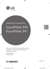 LG SoundPlate 340 Gebruikershandleiding