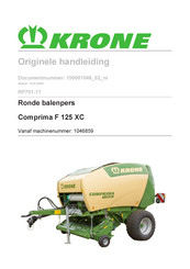 Krone Comprima F 125 XC Originele Handleiding