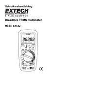 Extech Instruments EX542 Gebruikershandleiding