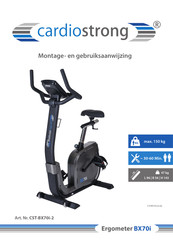 CARDIOSTRONG CST-BX70i-2 Montage- En Gebruiksaanwijzing